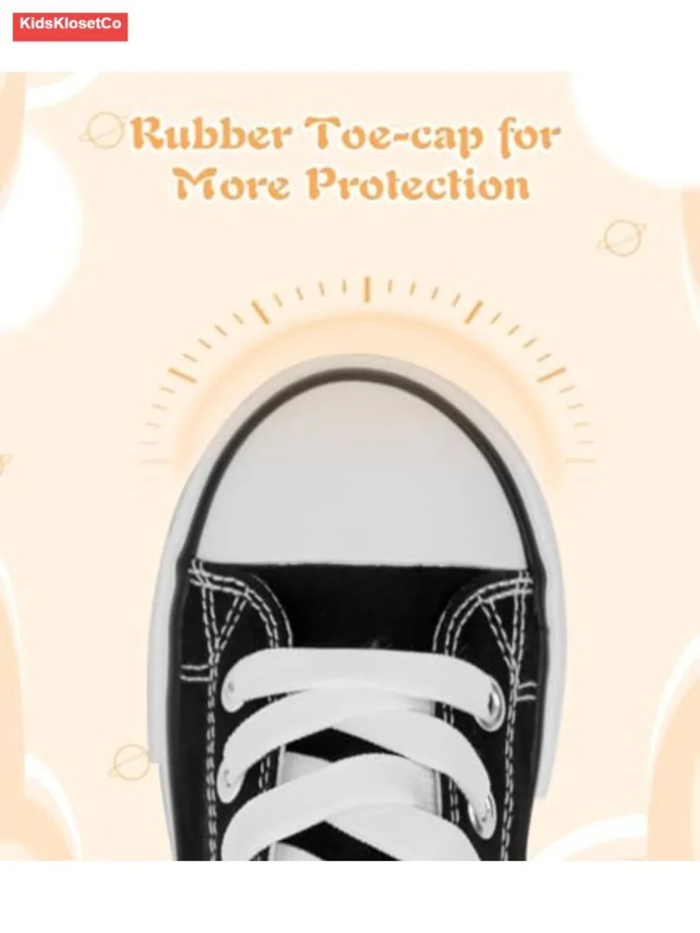 Toddler Little Kid Cushioned Canvas Sneakers Slip On Soft Durable